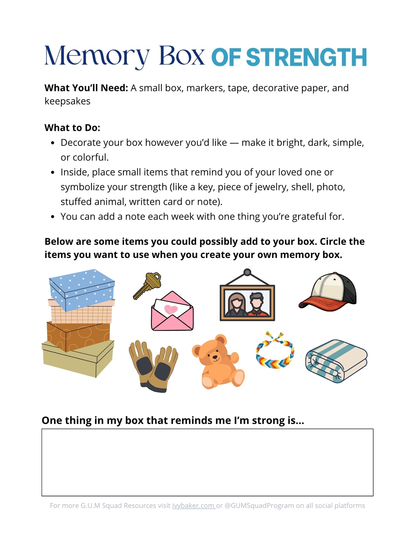 FREE Grief Activity Book for Kids