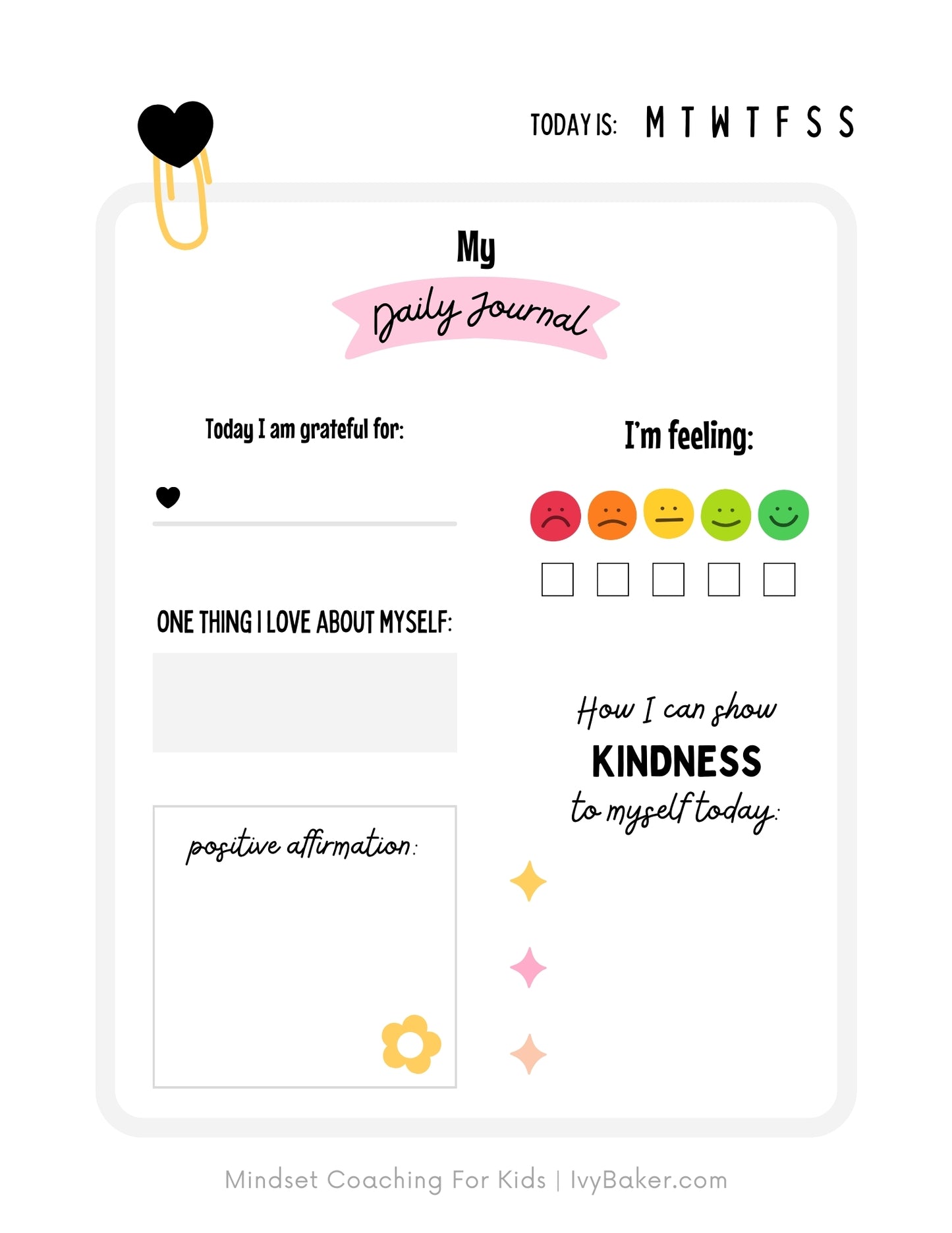 FREE Self Love Journal