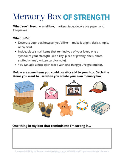 FREE Grief Activity Book for Kids